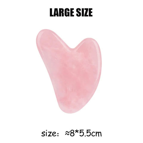Quartz Gua Sha Scraping Stone Gouache Scraper Facial Body Massager Guasha SPA Skincare Face Lifting Anti-Aging Wrinkle Tool