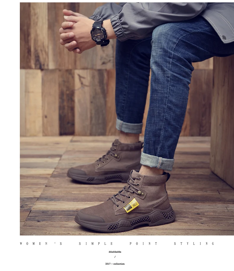 Модные мужские ботинки; Мужская обувь; Повседневная обувь; Botas De Hombre; сезон осень-зима; высокие кроссовки; Мужская удобная обувь; уличная спортивная обувь