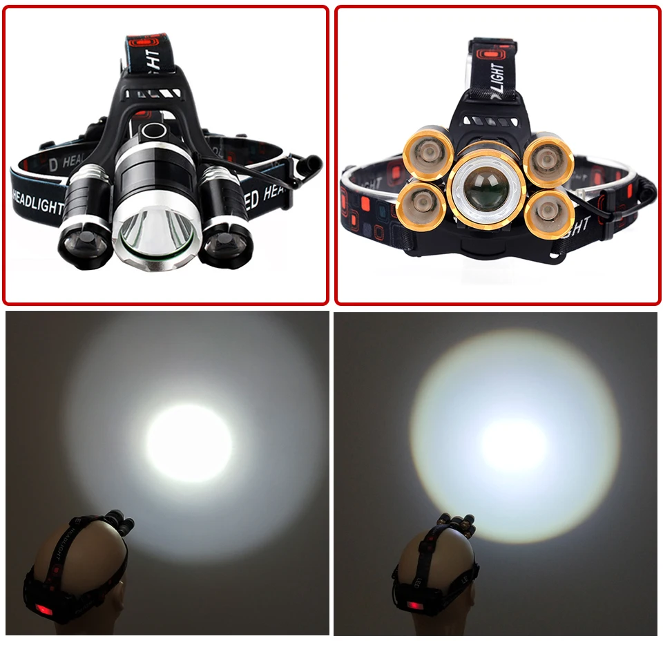 Z35T13 фара 4000 люмен налобный фонарь CREE XML3/5 LED T6 Головной 18650 аккумулятор AC/DC зарядное