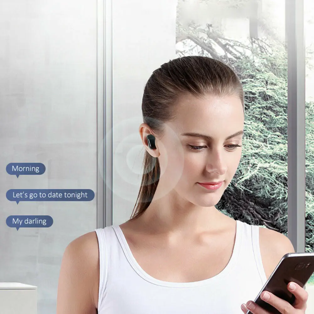 S9 TWS Bluetooth 5 0 Wireless Mini HiFi In Ear Earphones Earbuds for iOS Android Phone accessories Wireless Earphones