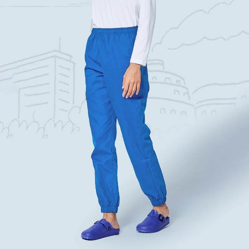 Pant Модная медицинская Спецодежда, униформа для медсестер, больница, доктор, рабочая одежда, Королевский синий цвет, для женщин, мужчин, спа, Рабочая форма, туника для дантиста - Цвет: Pant
