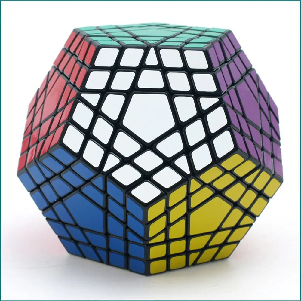 5*5 Gigaminx трубка пять слоев Dodecahedron головоломка кубики мозговой Прорезыватель волшебный куб