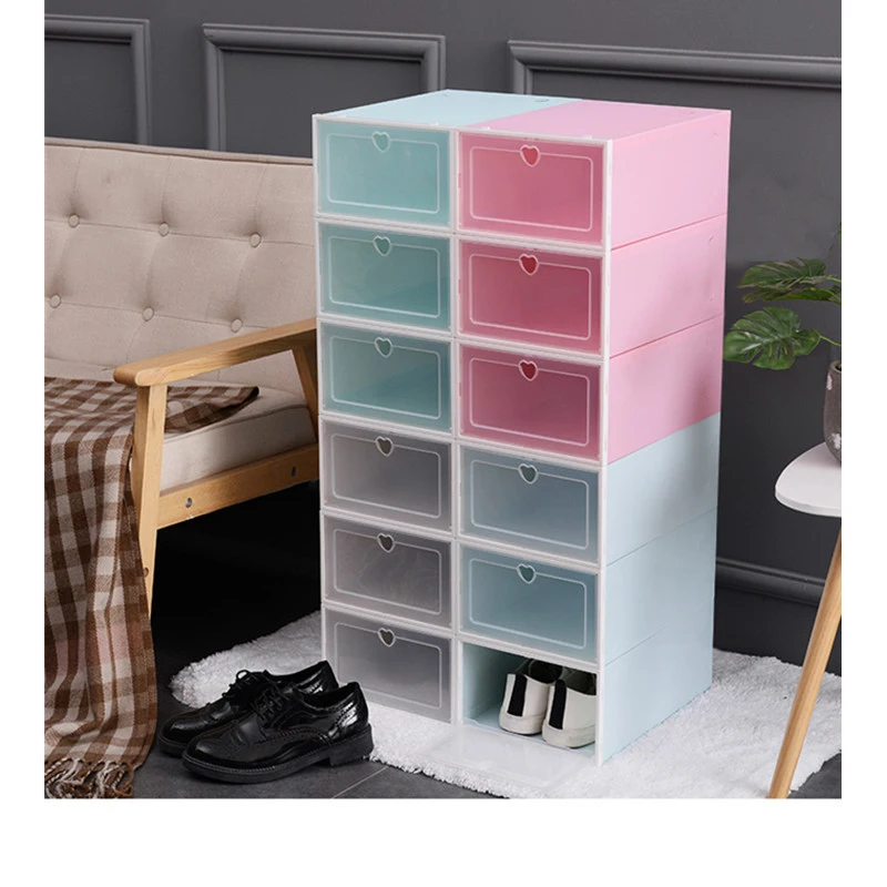 1 шт. чехол для обуви с откидной крышкой утолщенный прозрачный Пластиковые