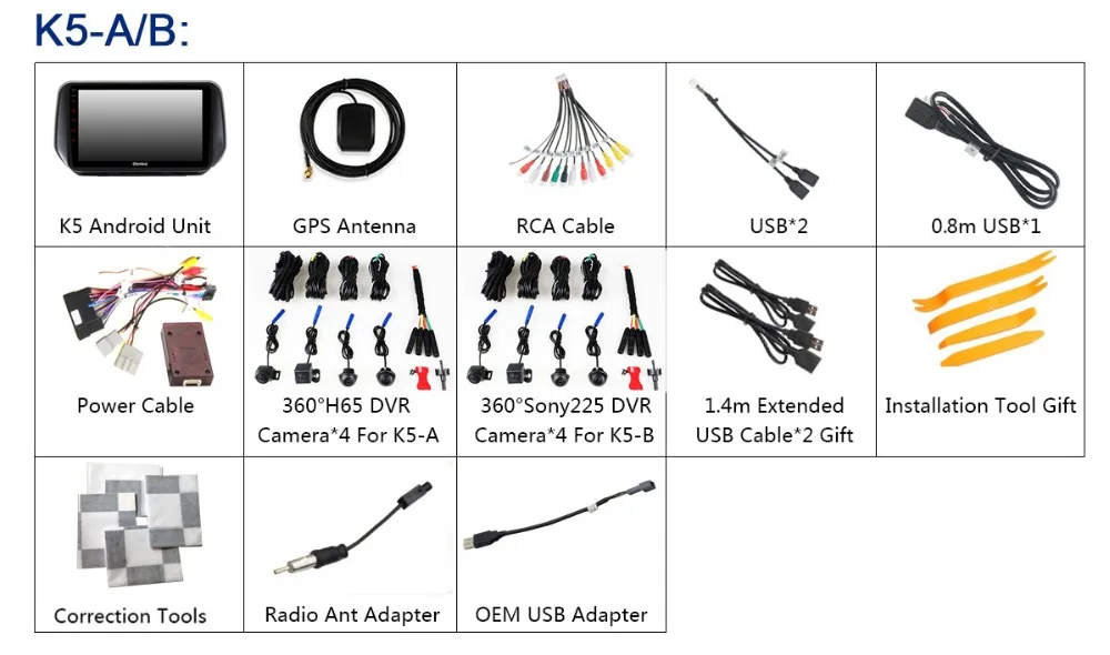 Top 1din 360°Panoramic Android 9.0 4G+64G Car Multimedia Player CarPlay Android DSP GPS Radio for Hyundai IX45 Santa FE XL 2018 2019 29