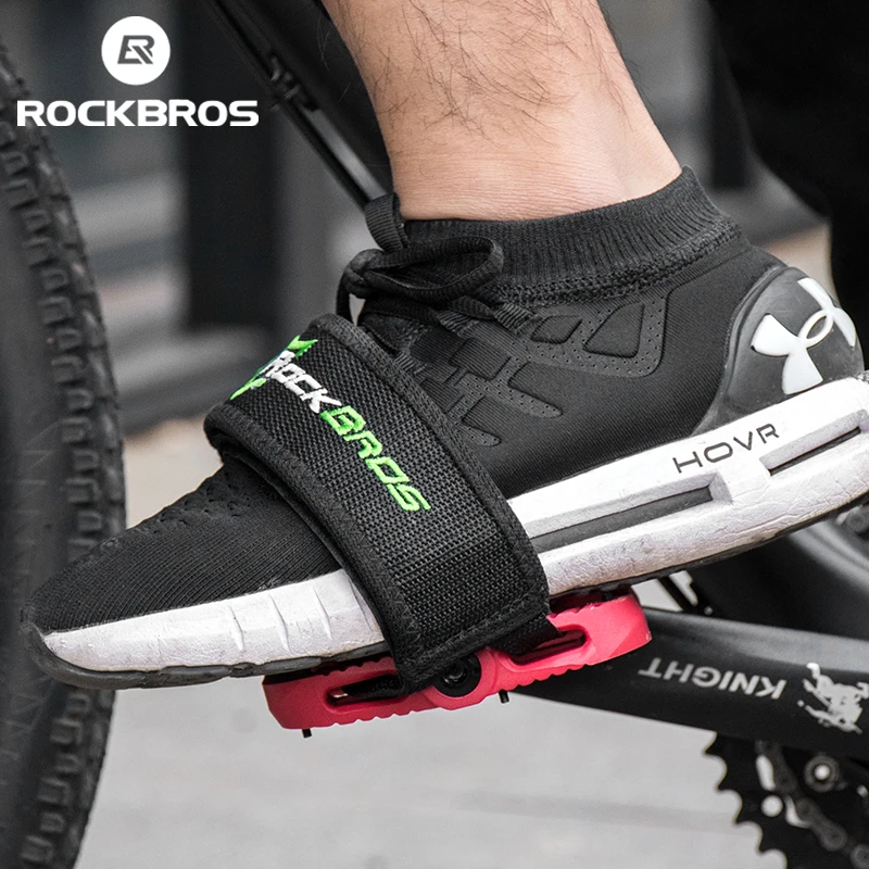 ROCKBROS Bike Pedal Cover Cycling Pedal Foot Strap Ultralight Antislip