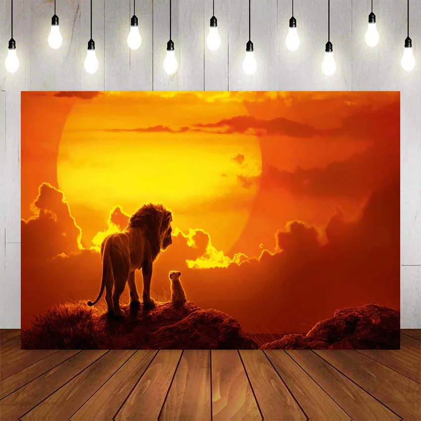 Photography Background The Lion King Simba Kids Birthday Backdrop