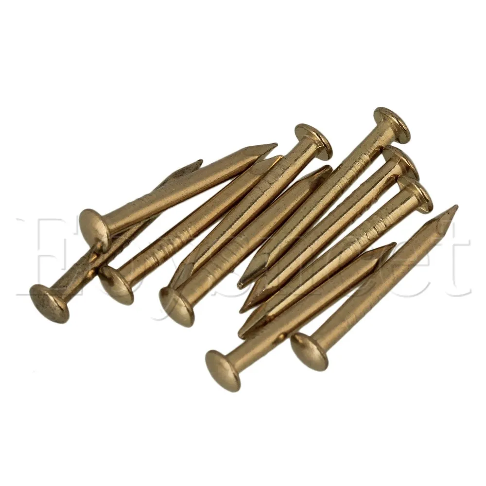 100 шт. миниатюрные медные ногти 15 мм с круглой головкой|copper nails|brass nailfurniture nails |