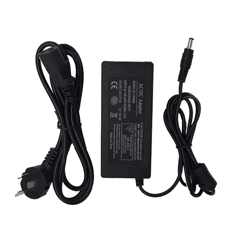 12v4a 48 Вт настольный адаптер питания светодиодный монитор источник питания 12 В Dc источник питания