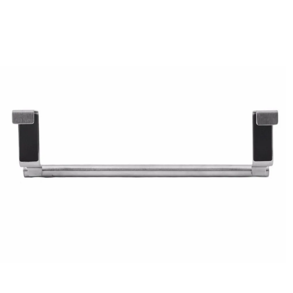 Stainless Steel Towel Rack Over Door Cupboard Hanger Towel Holder Kitchen Bathroom Towel Organizer Rack Rail Towels Bar