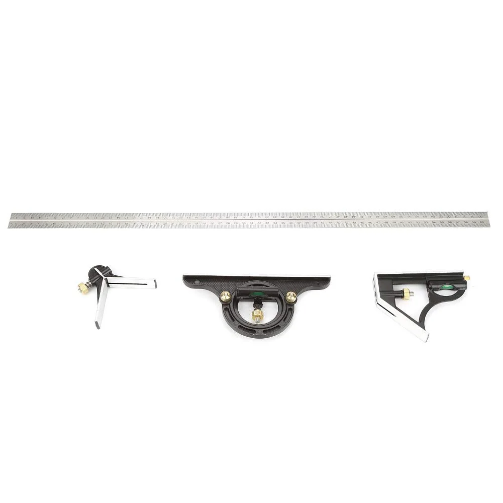 300/600 мм профессиональные инструменты плотника Комбинации квадратный угловой измерительный прибор нержавеющей стальной транспортир Многофункциональный измерительный инструмент D