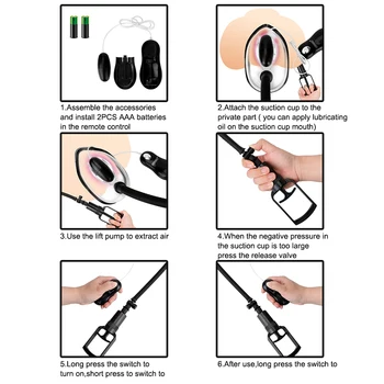 With Vibrator Big Breast Pump For Women Vaginal Pumping Anal Speculum Clit Nipple Sucker Sex Toys Couple Games Erotic Products 4