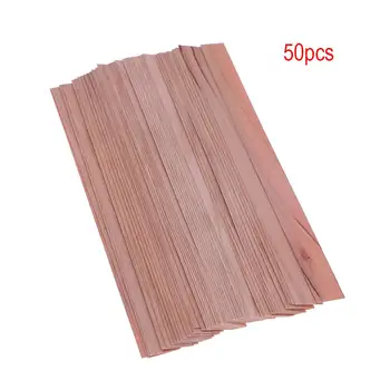 Wood Wicks For Candles Making Supplies 13/12.5/8mm Length 13cm/15cm/7.5cm/9cm DIY Candles Making Wood Wicks 50pcs 4