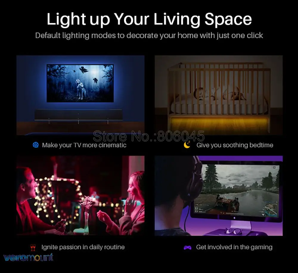 5 м 12 в 5050 набор гибких светодиодных лент RGB лента+ 24Key ИК пульт дистанционного управления Лер Alexa Google Home Голосовое управление(приложение eWelink)+ мощность