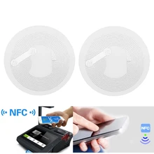 10 шт. NTAG213 NFC тег стикер ключ патруль Метка RFID тег для карты контроля доступа LX9A