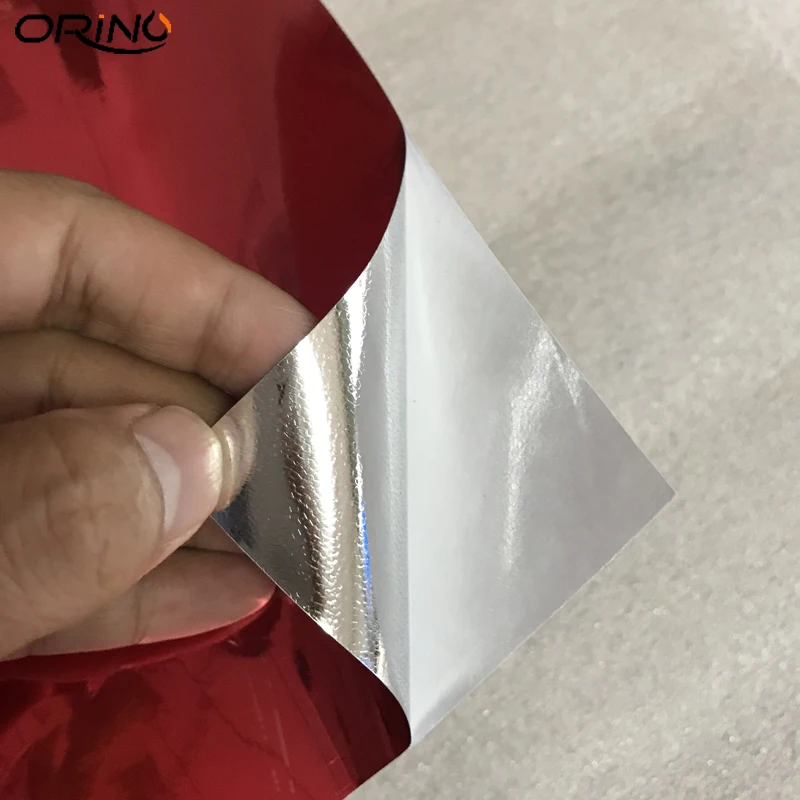 Red Chrome Vinyl Film Wrap-3