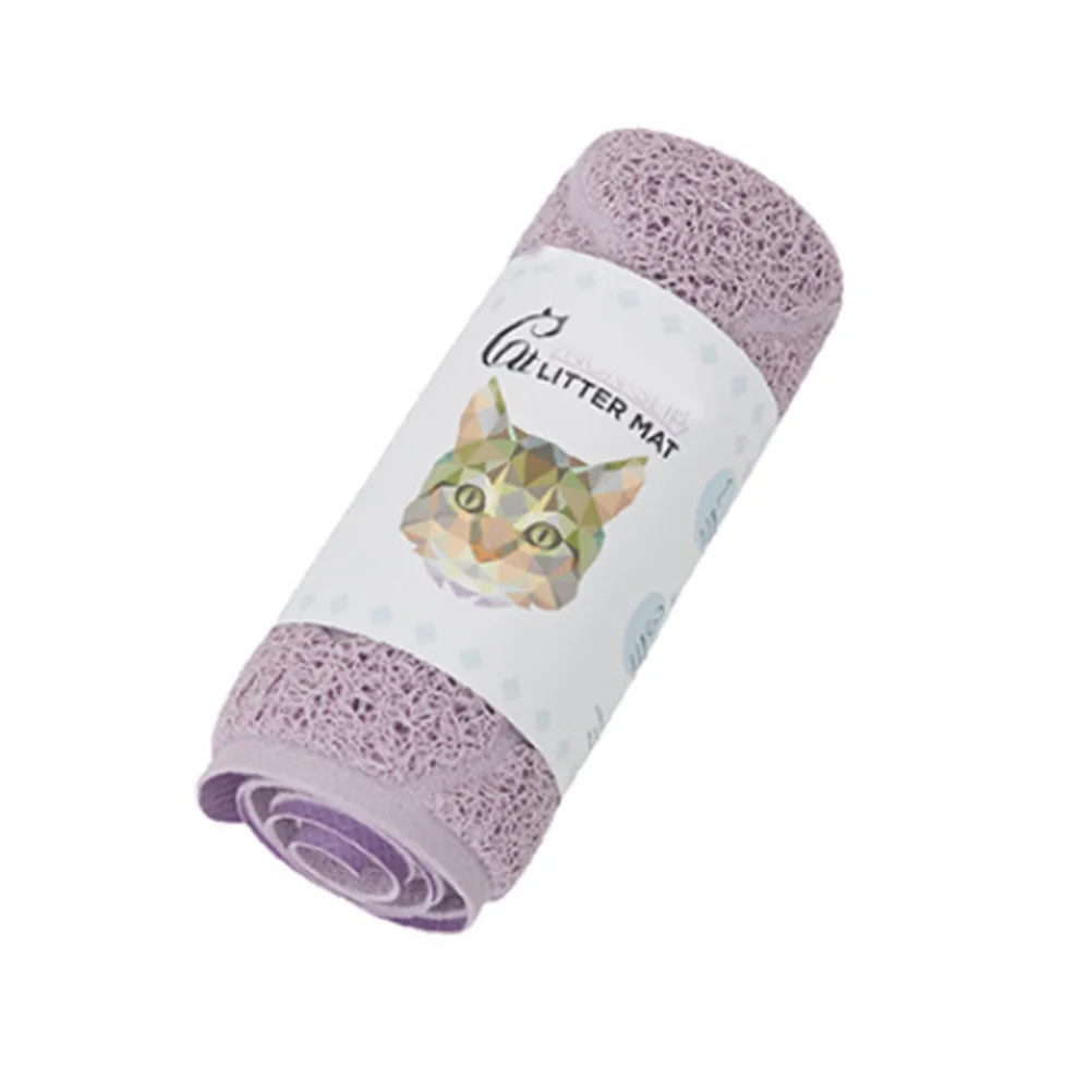 As Shown Waterproof Pet Cat Mat Double-layer Cat Mat Washable Bottom Pad Non-slip Pet Mat Pet Cat Litter Mat EVA Litter Cat Mat Layer - Цвет: As Shown