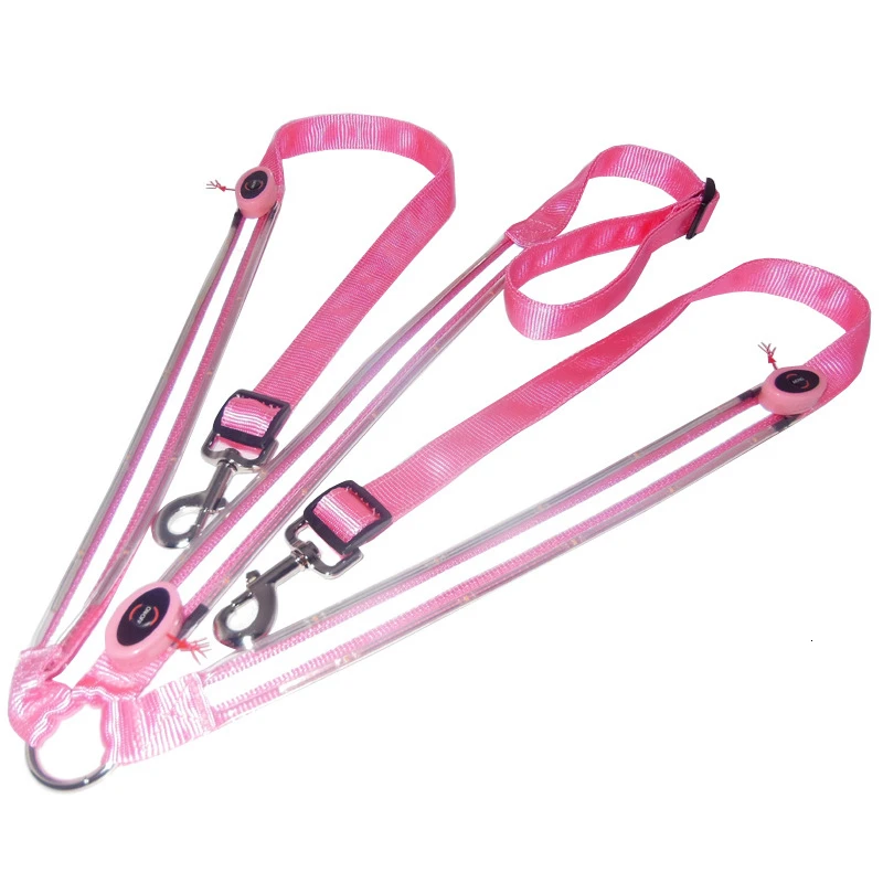 Outdoor Halters for Horse Chest Straps LED Luminous Night Visible Safety Belt Horse Riding Equestrian Sports Harness Accessories - Цвет: Pink