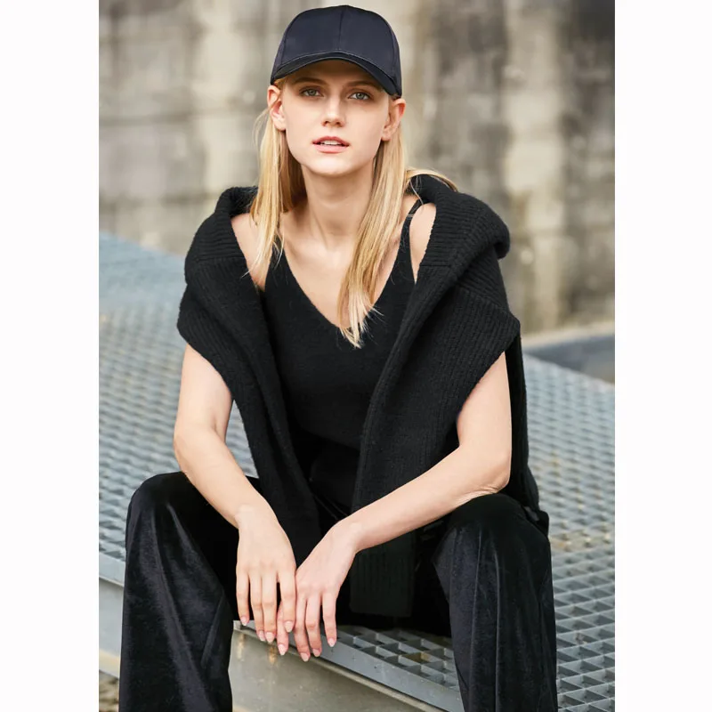 Amii  Autumn Women Two Pieces Set Female Elegant V
