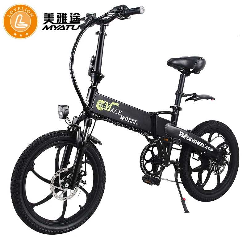 

[MYATU] Electric Bicycle 30Km/h Max 350W Motor 48V 7.8AH Aluminum Alloy Foldable Electric Bike
