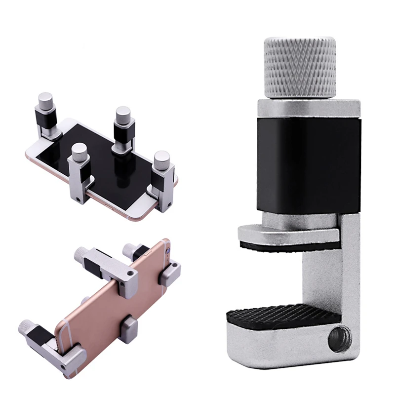 

4pcs Phone LCD Screen Fixing Fixture Clip Set Mobile Phone Screen Fixed Repair Tools Metal Fastening Clamp Adjustable Tools