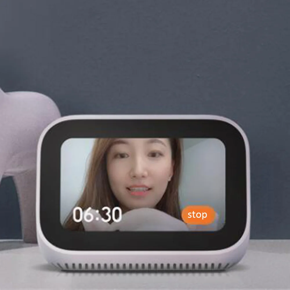 Xiaomi AI Face сенсорный экран Bluetooth 5,0 динамик цифровой дисплей Будильник WiFi смарт соединение с vedio дверной Звонок