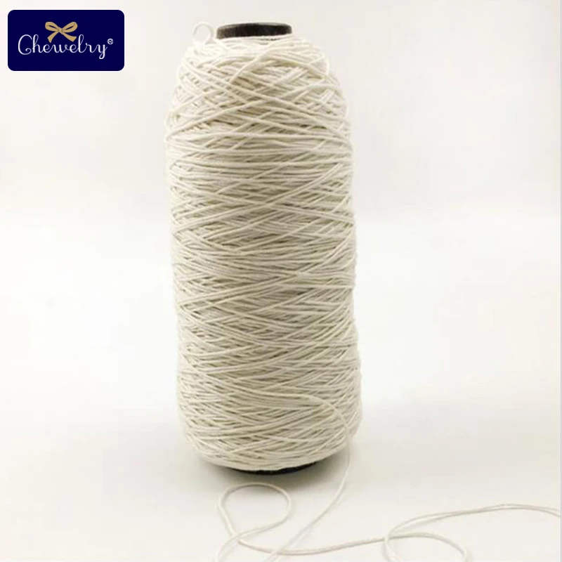 

500 Metre White French linen Threa Spool Haberdashery Natural Handspun Jute Yarn Twine Thread For Crochet Knitting Gift