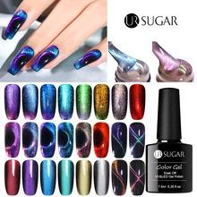 Ur Sugar 9D кошачий глаз УФ-гель для ногтей голографический блеск 5D магнитный гель лак замачиваемый УФ светодиодный Полупостоянный лак для ногтей