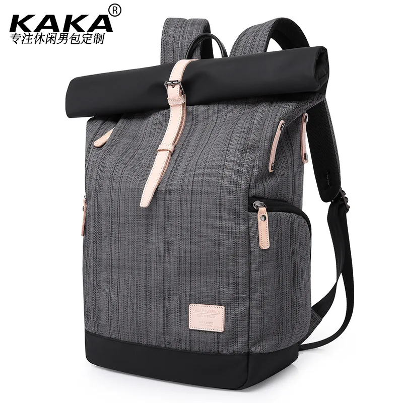

New Style Men Korean-style Backpack Multi-functional Computer Bag College Student School Bag Oxford Packsack