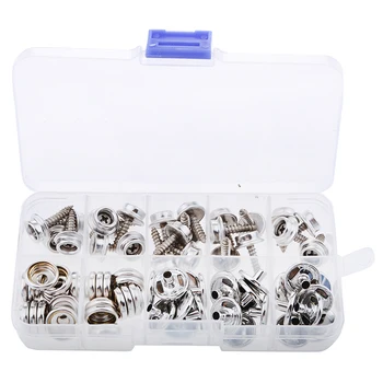 

Rivets Copper Decoration Length 15mm Wall Nails Screw Kit 75Pcs Cover Button Socket For Tents