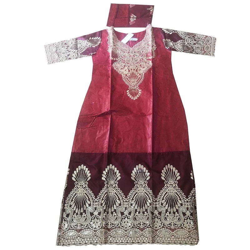 MD Женская африканская одежда bazin riche dashiki платья вышивка Южная Африка длинное