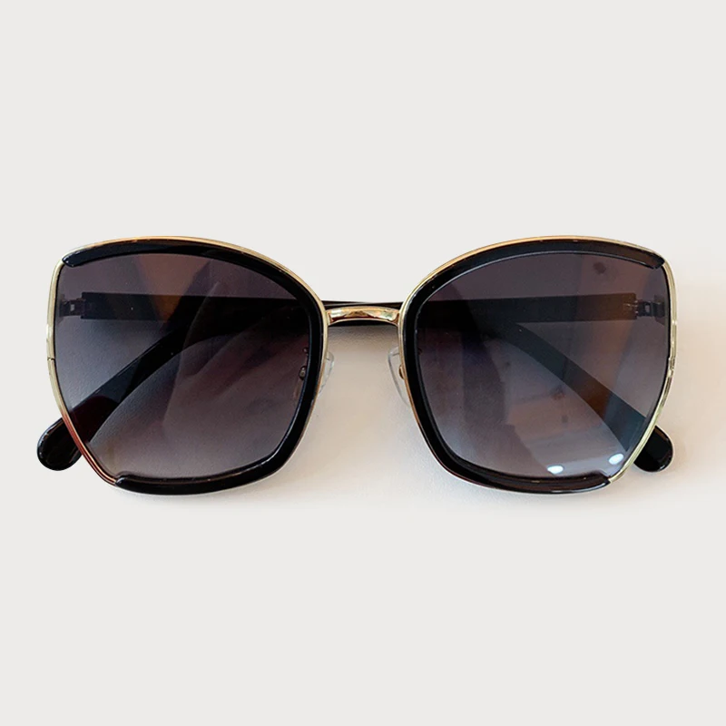 No.6 Sunglasses Модные Квадратные Солнцезащитные очки женские новые негабаритные брендовые дизайнерские зеркальные солнцезащитные очки UV400 женские - Цвет линз: No.6 Sunglasses