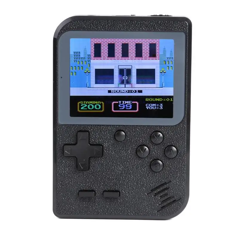 Black no Gamepad GC26 мини игровая консоль Ретро карманный портативный игровой плеер встроенный 500 классические игры Поддержка 2 плеер для ребенка Ностальгический - Цвет: Black no Gamepad
