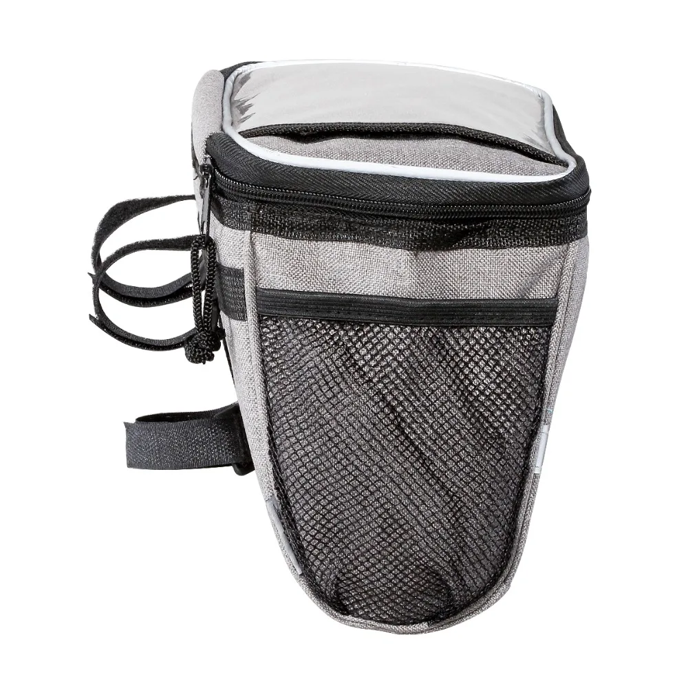 Bicycle Front Bag Cycling Basket Pannier Bike Frame Tube Handlebar Bag Aluminum Foil for Cold-Hot Drinks Heat Preservation