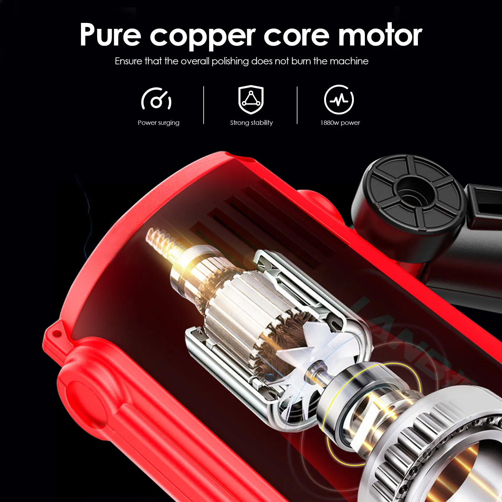 DC 110/220V Electric Wall Sander Cement Mortar Trowel Li-ion Battery Automatic Mixer Plastering Wall Smoothing Polishing Machine