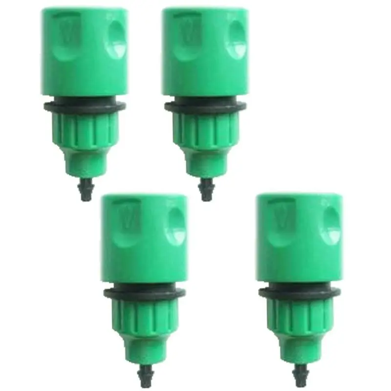 Garden Hose Pipe One Way Adapter Tap Connector Fitting For Irrigation 4-pack Promotion | Дом и сад