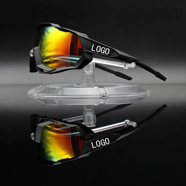 4 lens Polarized 3 Спортивные мужские и женские очки с 3 линзами для езды на велосипеде, шоссейные, велосипедные, Mtb очки, солнцезащитные очки для бега, езды на мотоцикле - Цвет: 4 lens Polarized 3