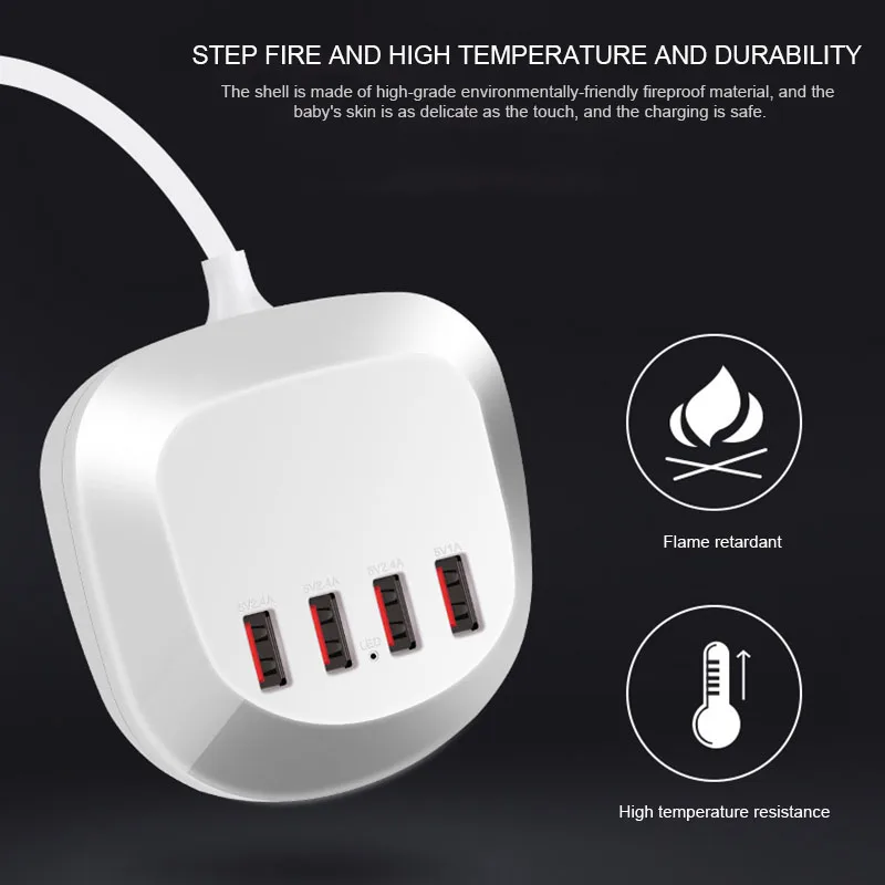 4 порта USB 100-240 в несколько USB настенных зарядных устройств адаптер для путешествий все в одном USB зарядное устройство штепсельная Вилка для путешествий зарядное устройство для телефона EU US UK AU вилка
