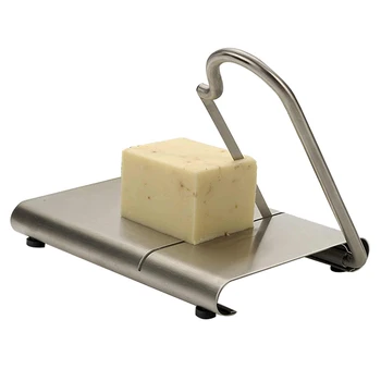 

Stainless Steel Serving Board Cheese Slicer Easy Clean Baking DIY Butter Hard Anti-slip Practical Kitchen Tools Wire Cutter
