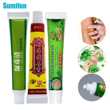 Sumifun 3 Styles Dermatitis Psoriasis Eczema Cream Antibacterial Anti-itching 100% Natural Ointment Medical Plaster Skin Care