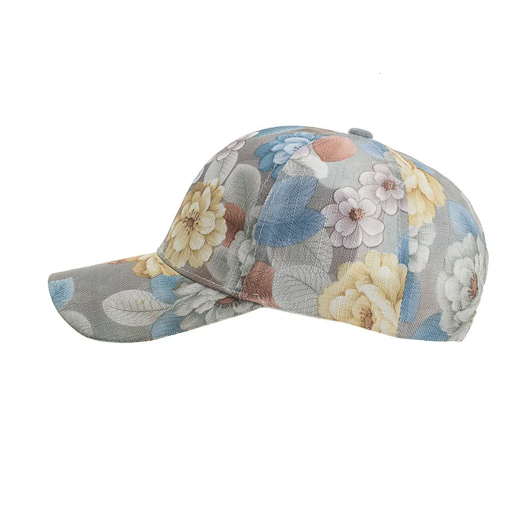 Many Beautiful Xia Leisi Printing Baseball Hat Sunshade Outdoors Sun Hat B554