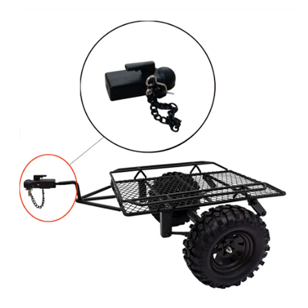 Прочный металлический крючок для прицепа пряжка приемника 1/10 Traxxas TRX4 Defender SCX10 90046