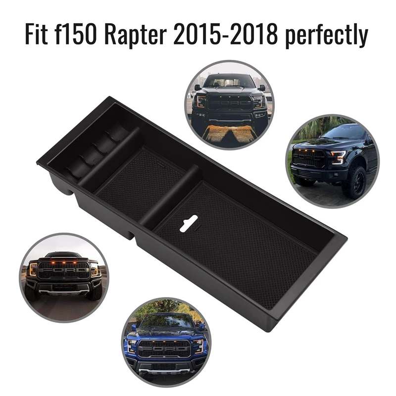 Центральная консоль органайзер для Fo rd Rapter F150- вставка Abs лоток подлокотник вторичный ящик для хранения
