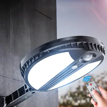 

LED Street Light For Home Garden Fence Solar Outdoor PIR Modern Sensor Detection Solar Wall Lamps IP65 Highway 70leds Waterproof