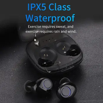 

Portable Mini TWS Auto Pairing Noise Reduction Bluetooth 5.0 One-Button Control Wireless Sport Earbuds Earphones HSP/HFP/A2DP/AV