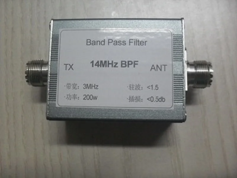Фильтр BPF 14M 20m Band Bandpass Filter HF Communication 200W|Детали и аксессуары для приборов| |