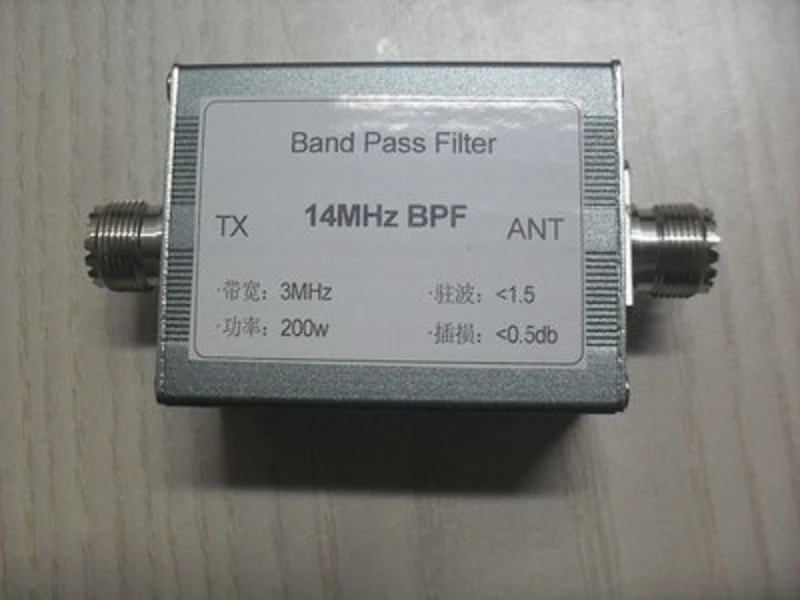 10M 10MHz BPF Bandpass Filter BPF Band-pass Filter Low Insertion Loss 1PCS NEW
