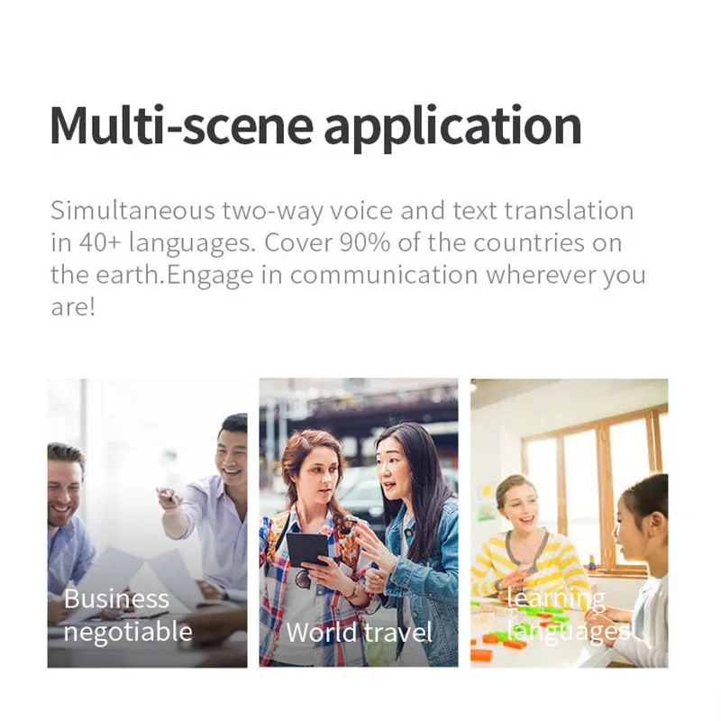 WiFi смарт голосовой переводчик ручка 40 языков переводчик двусторонний в режиме реального времени мгновенный переводчик IOS Android Bluetooth переводчик