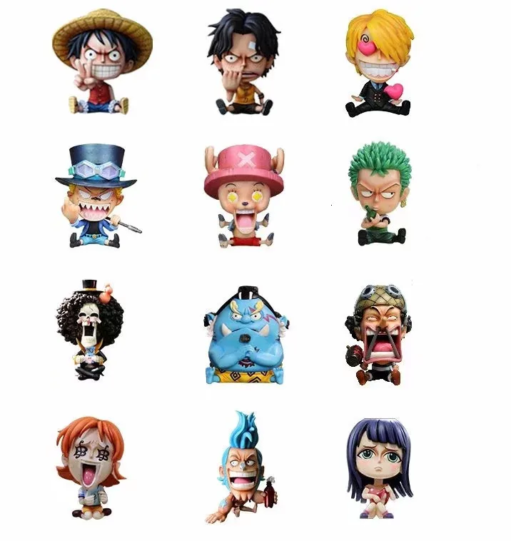 Цельные фигурки Луффи Ace Nami Зоро Чоппер Санджи Робин фигурки аниме игрушка мини конструктор для детей бойфренд подростковый подарок