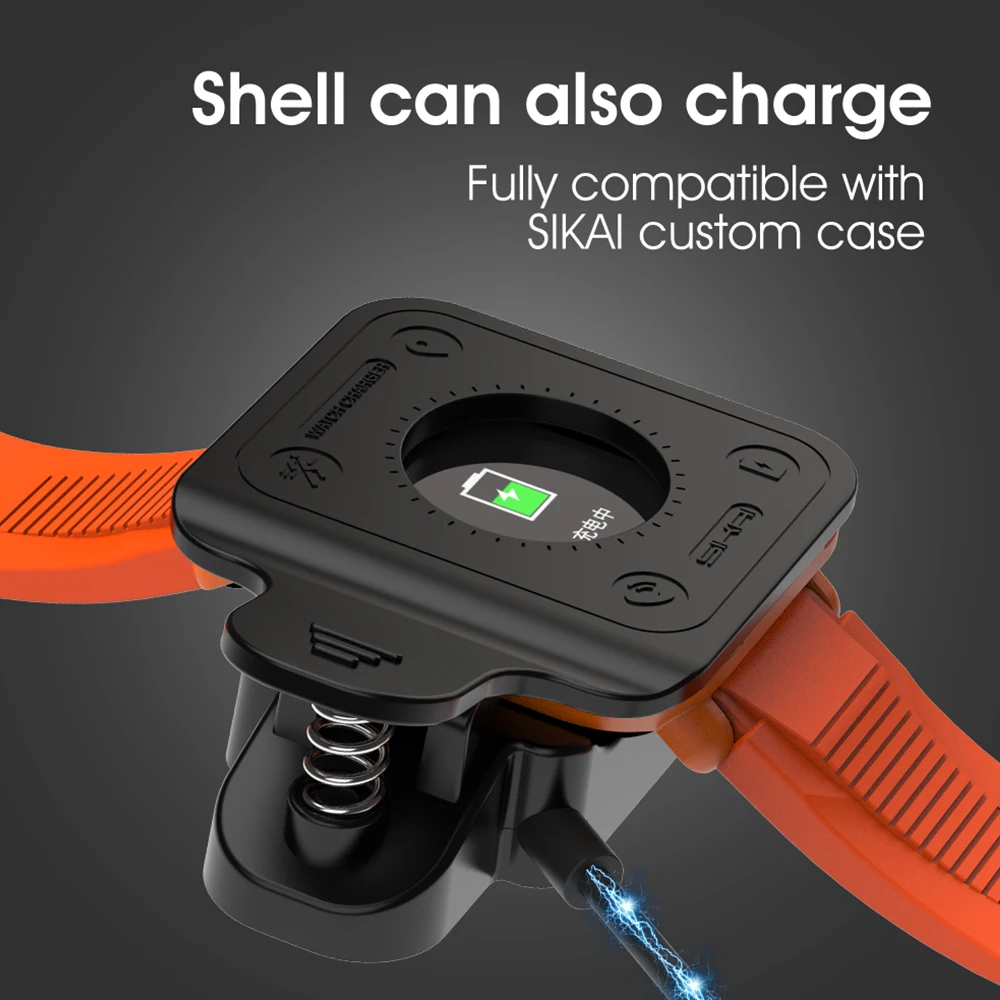 Зарядное устройство для часов SIKAI с зажимом для Amazfit Bip BIT PACE Lite, Молодежные часы, usb зарядная док-станция для Xiaomi Amazfit Smart Watch