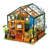 Robotime DIY Wooden Miniature Dollhouse 1:24 Handmade Doll House Model Building Kits Toys For Children Adult Drop Shipping 3